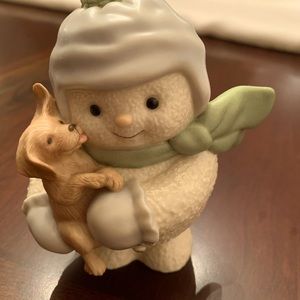 Lenox Classic Playful Snowman & Puppy Dog Figurine